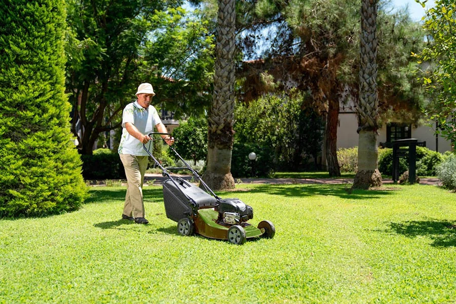 best battery mower